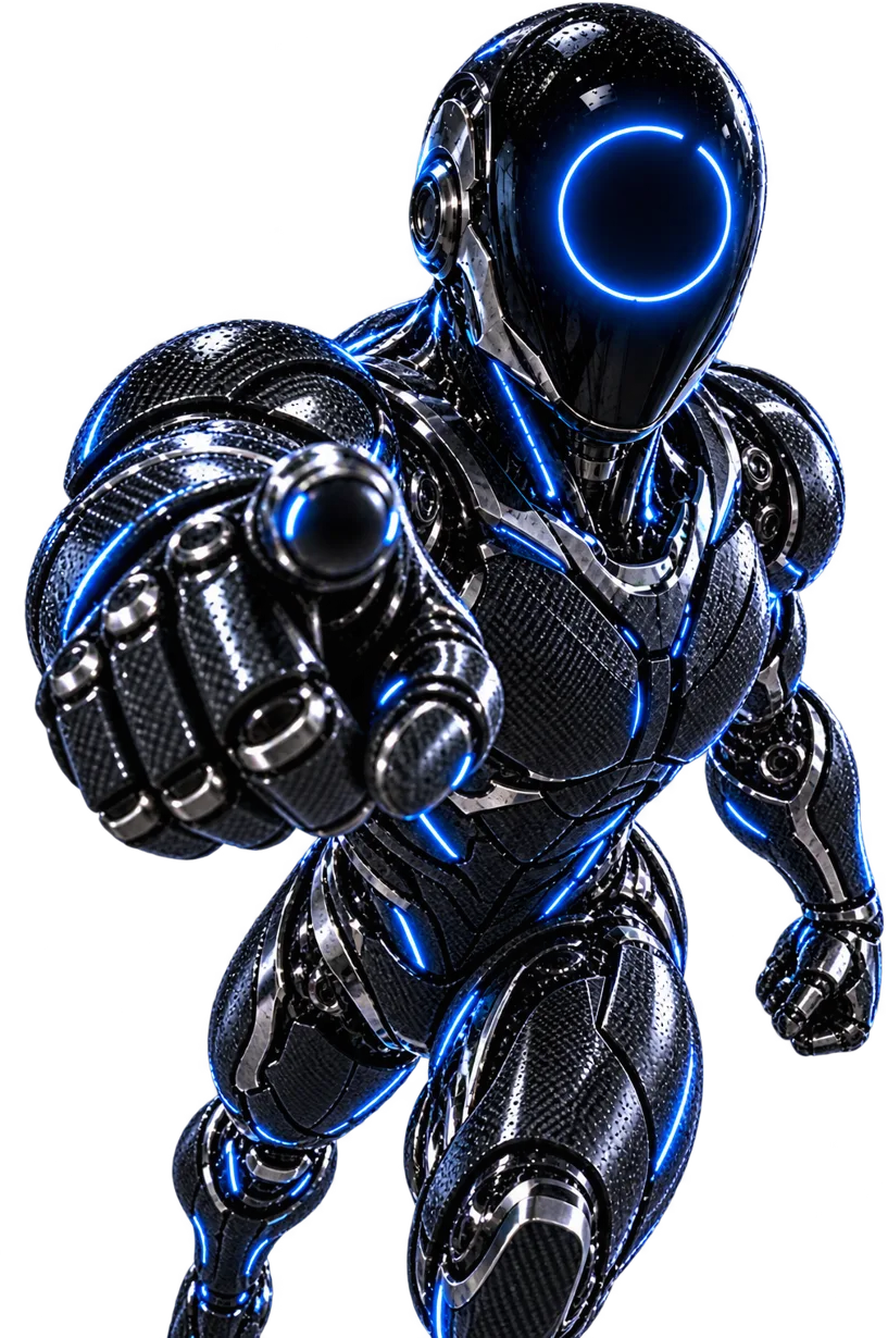 The Engine pointing at the viewer